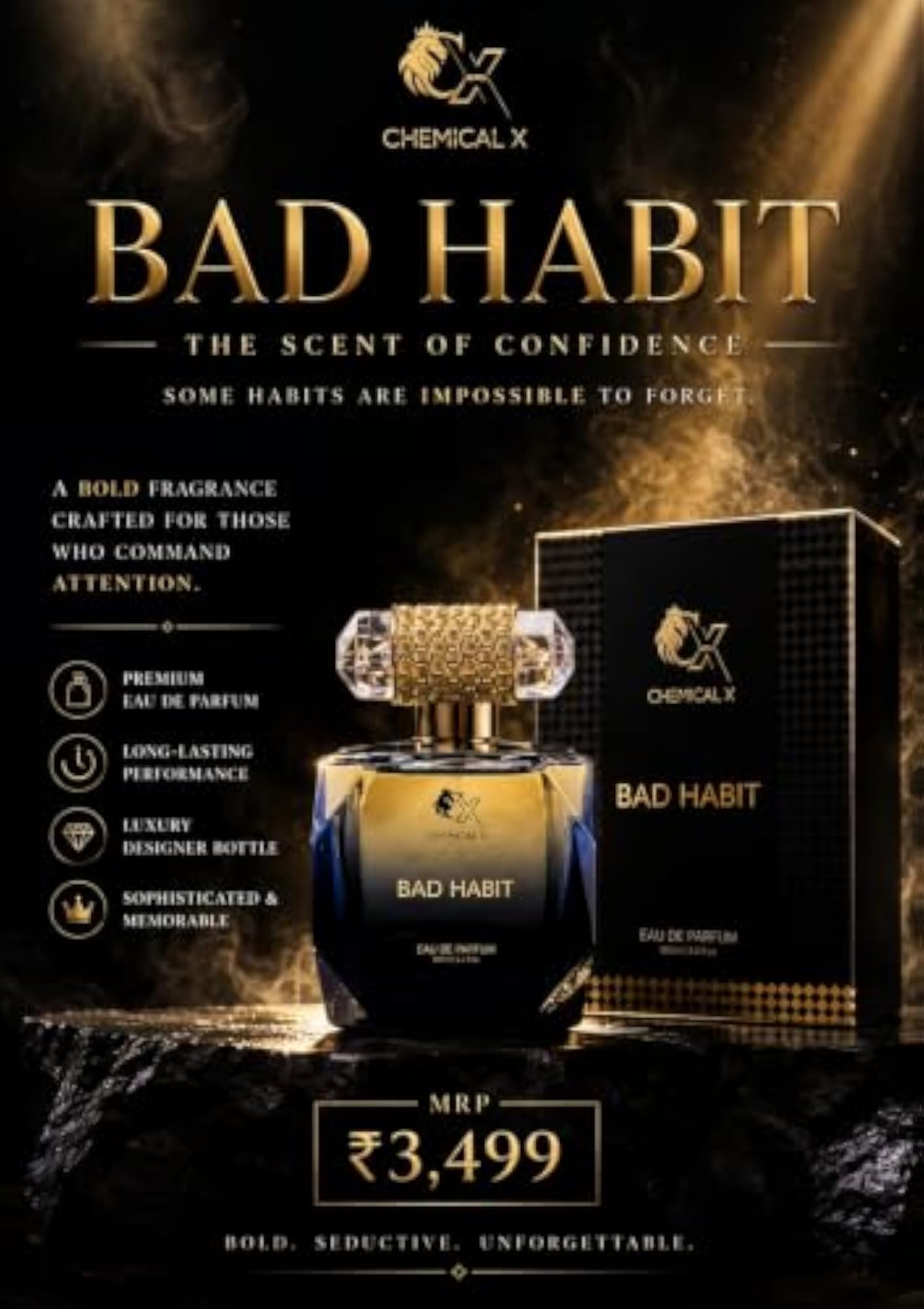 Bad Habit Eau de Parfum for Men & Women 100ml