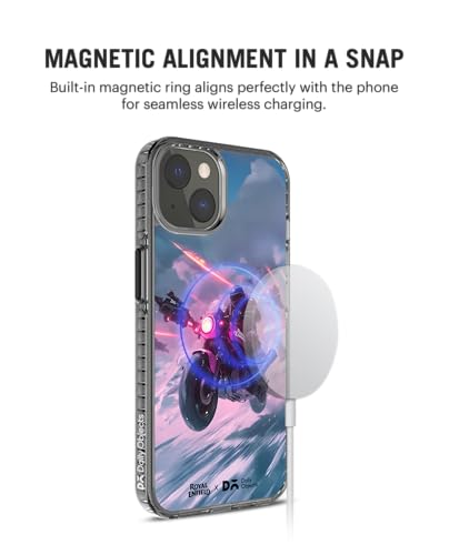 Image of DailyObjects Waveward Stride 2.0 Magnetic Case Cover Compatible with iPhone 15 | Wireless Charging Slim Back Cover | 2 Layer Edge Protection & Shockproof