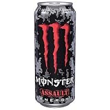  9 Dosen a 0,5L Monster Assault Energy Drink inc.2.25€ EINWEG Pfand rot