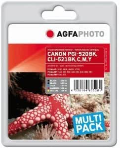 AgfaPhoto APCCLI521SETD - APCCLI521SETD ink cartridge Black,Cyan ...