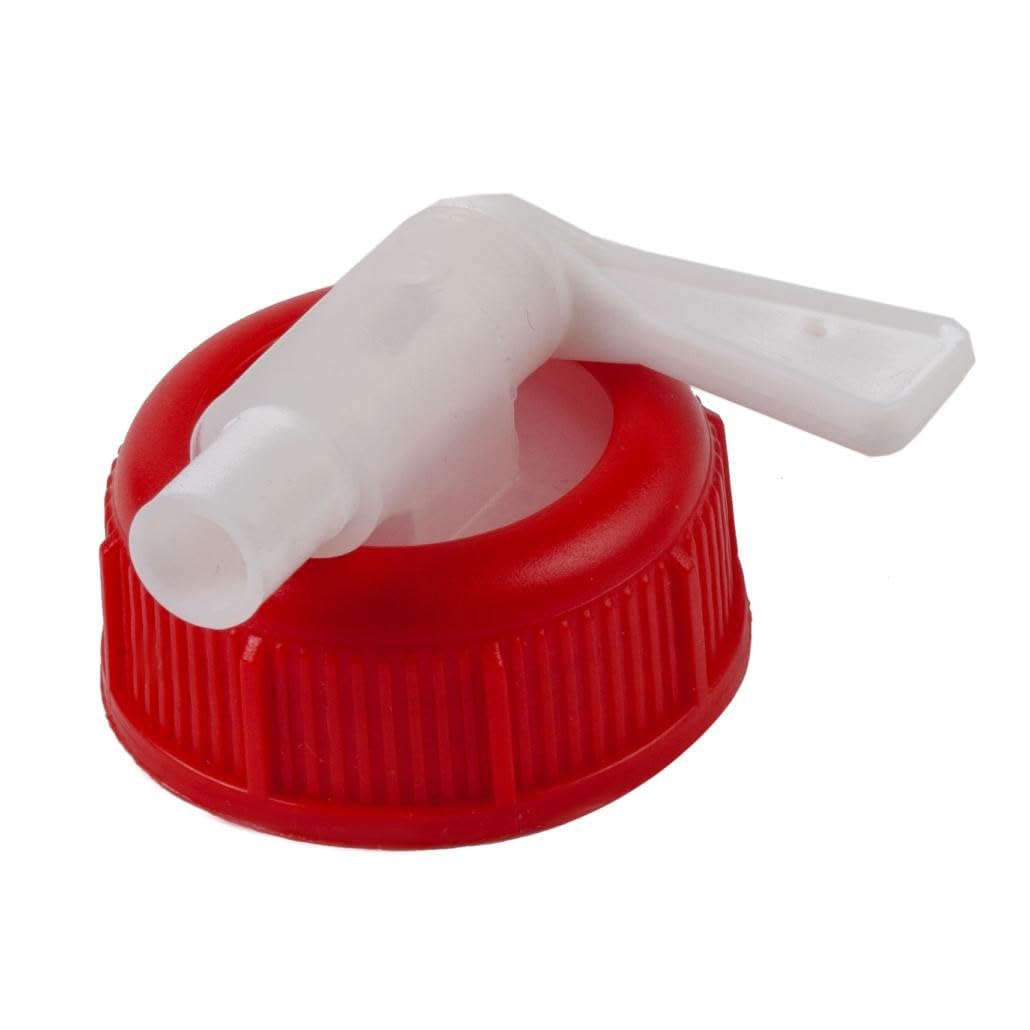 LudwigLacke 1 Kanister 10 Liter HDPE Natur leer mit Schraubverschluß & 1 Auslaufhahn DIN45