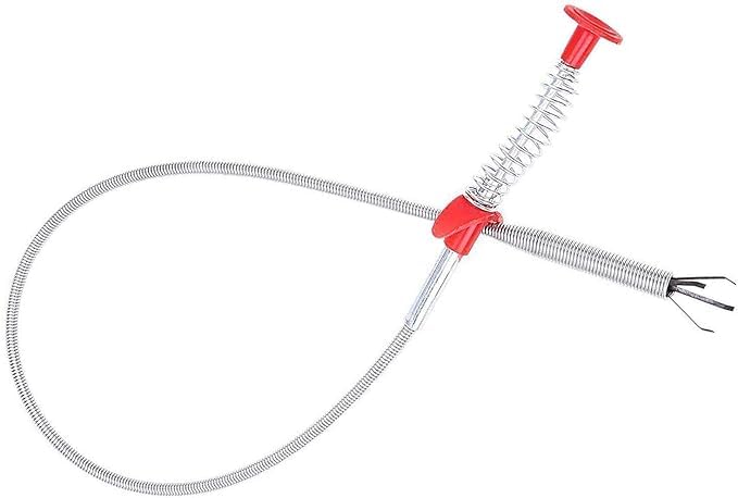 generic SHOPOLIFE 160Cm Stainless Steel Flexible Hair Grabber Pickup Tool with Retractable Claw, Cable Aid, Hair Drain Clog Remover, Kitchen Sink Sewer Cleaning Hook, Bathroom Toilet Pickup Tool (1 Pc)-picture-37