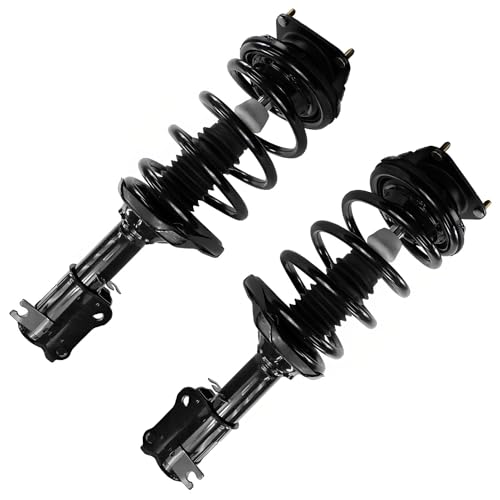 Image of Detroit Axle - 6pc Struts Shocks Kit for 2002-2005 Kia Sedona Complete 2 Front Struts with Coil Spring 2 Sway Bar Links 2 Rear Shock Absorbers