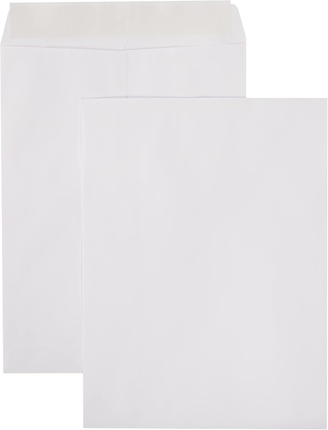 AmazonBasics Catalog Mailing Envelopes, Peel & Seal, 9x12 Inch, White