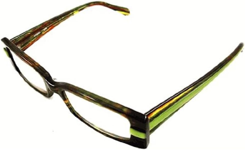 Duotone 904 Rectangle in Olive / Tortoise - Strength +2.5