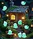 Select Zone 30 Stück Geist Mini Tiere Leuchten Mini Harz Figuren im Dunkeln Leuchtende Bunt Miniatur Figuren für Gartendeko, DIY Micro Landschaft Szenen, Heimdekorationen