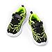 Imagen de Zapatillas Niño Niña Deportivas Bambas Niño Infantil Sneakers Deporte Running Shoes Al Aire Calzado Trekking Zapatos Casuales Ligeros y Transpirables Sneakers Verde 35EU