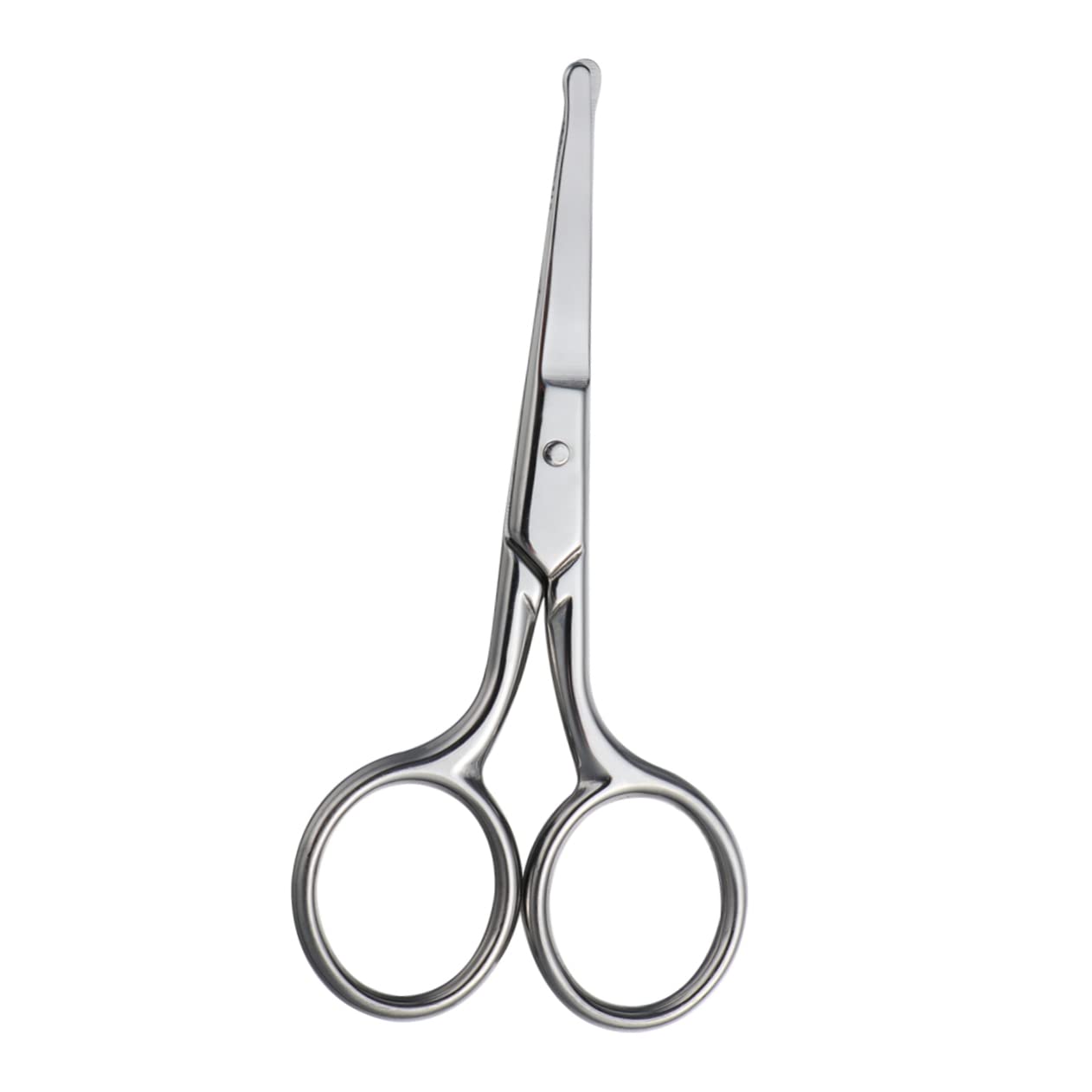 OHPHCALL Facial Hair Scissors Brow Scissors Men's Nose Hair Trimmer Round Tip Grooming Tool