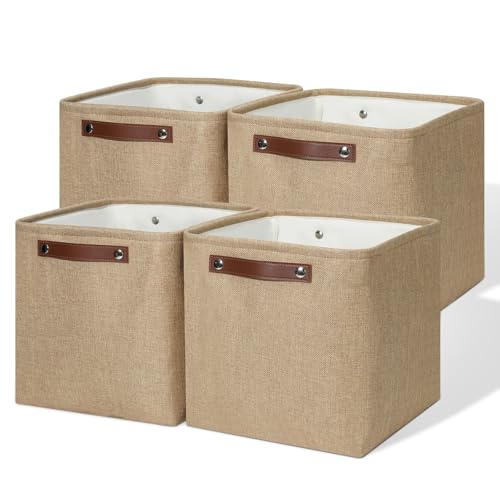 HDRNT Aufbewahrungsbox,Faltbare Aufbewahrungswürfel 4...