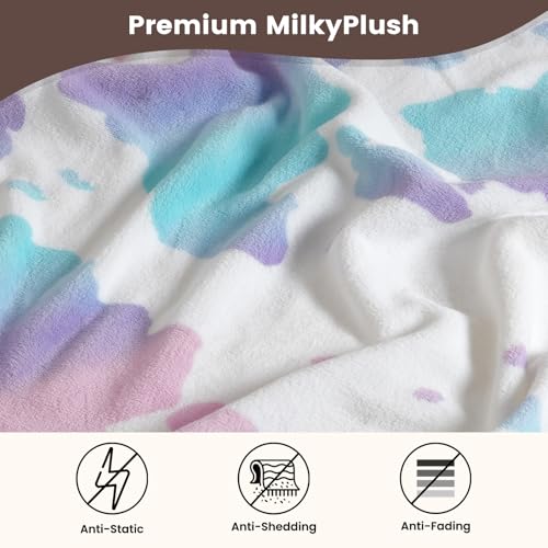 Cozy Bliss Cow Print Throw Blanket - 53% Off, Now $9.49