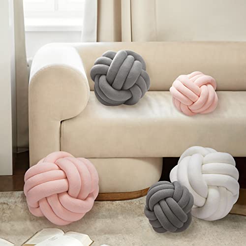 Picturesque Handmade Knot Ball Pillow - Creative And Healthy Home Decor For Sofa, Bed And Chair, Diameter About 10 Inches #TOP1
