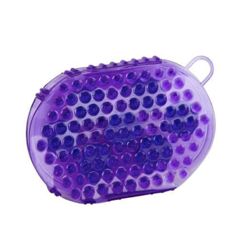 Kerbl Magnet-Massage-Striegel lila