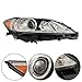 labwork Headlight Assembly Replacement for Lexus ES300h ES350 2013-2015 HID/Xenon Headlights with DRL Set Driver and Passenger Side 8118533B50 8114533B50
