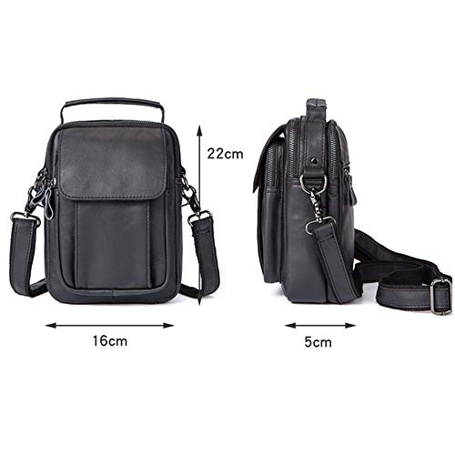 Mens Crossbody Messenger Bags Men Small Crossbody Multi-pocket Purse Handbag Shoulder Bag for Work Business3