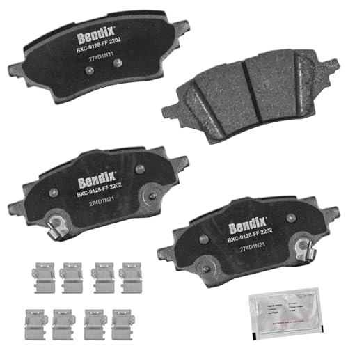 Image of Bendix Priority1 CFC2202 Ceramic Rear Brake Pads for Toyota C-HR 2022-2019