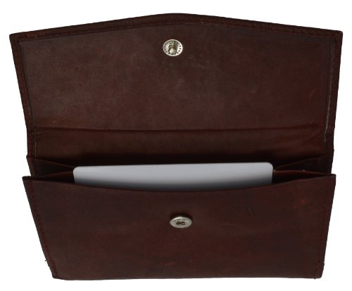 Marshal Genuine Leather Ladies Wallet And Credit Card Holder With Id Window #TOP1