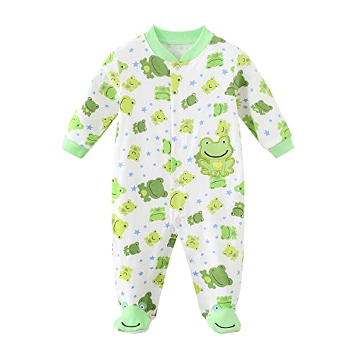 Image of Babymine Unisex Baby Clothes for Boys Girls Cotton Newborn Girl Boy Onesie Infant Long Sleeve Romper Cute Newborn Outfit
