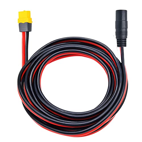 Câble DC 8mm vers XT60 femelle de 3 mètres pour station River Delta et panneau solaire