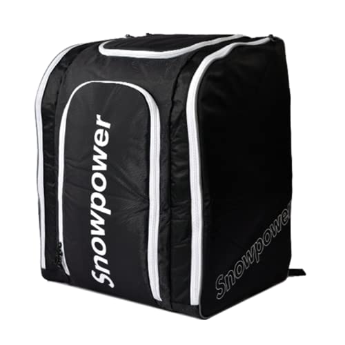 UNISTRENGH 86L Ski Boot Backpack Waterproof Padded Snow Boot Bag for Winter Outdoor Skiing Snowboarding Travel - Storage Gear Including Jacket, Helmet, Goggles, Gloves & Accessories