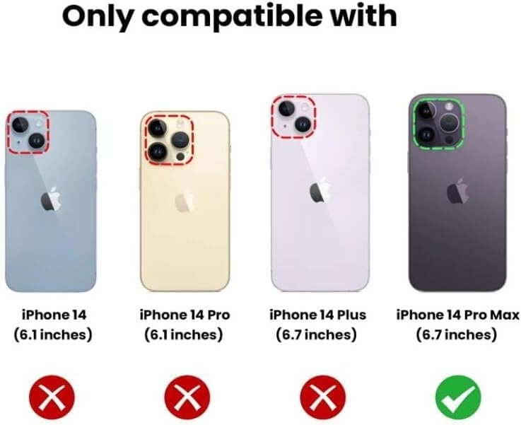 Coque de qualité militaire pour iPhone 14 Pro Max résistante aux chutes