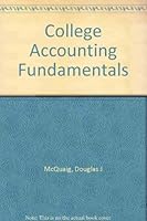 College accounting fundamentals: Chapters 1-29 0395356792 Book Cover