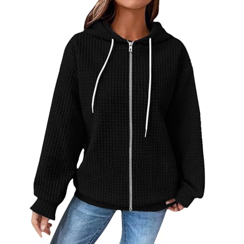 Chaqueta deportiva de mujer holgada y ligera contra el viento con cordón regulable