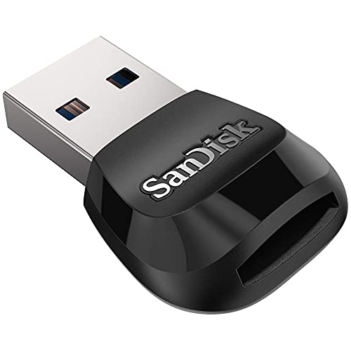SanDisk - Leitor de cartão microSD SDDR-B531-GN6NN MobileMate USB 3.0 - SDDR-B531-GN6NN preto