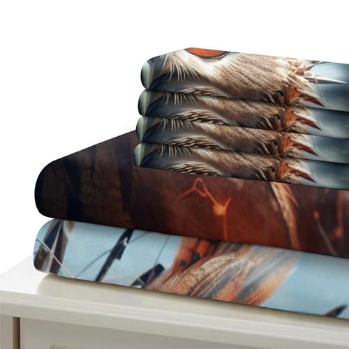 Funda nórdica 135x200cm de impresión digital 3D textil con motivos animales 7