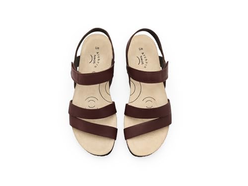 Image of NAOT Kayla Women's Sandals - Supportive 3-Strap Design with Backstrap, Cork & Latex Footbed - Arch Support - Travel-Friendly Comfortable Walking Sandals for All-Day Wear