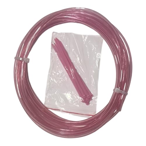 JLP 1/8 In 4mm Oil Primer Line Fuel Hose carb Snowmobile Translucent Red