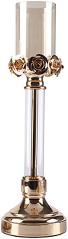 European Glass Candlestick Ornaments Nordic Home Table Decoration Retro Romantic Candle