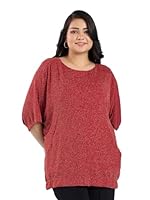 BIG HELLO – THE PLUS LIFE Women's Plus Size Top - (BH-WOM-WES-009-F_Black_6XL)