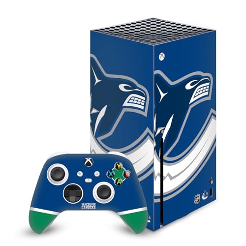 Autocollant Vancouver Canucks Xbox Series X Head Case Designs