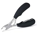 ZEELPETAL Premium Toenail Clippers Large Heavy Duty Toe nail Clippers for Thick and Ingrown Toenails Sharp Steel Easy Grip ABS Rubber Handle Pedicure Tool for Seniors, Adult, Men and women - 1pc. gallery image