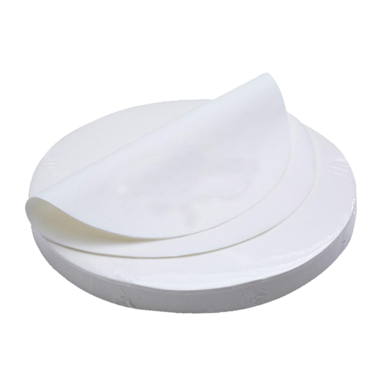 Feuilles Rondes de Papier Sulfurisé Antihuile 500 Pièces pour Cuisson