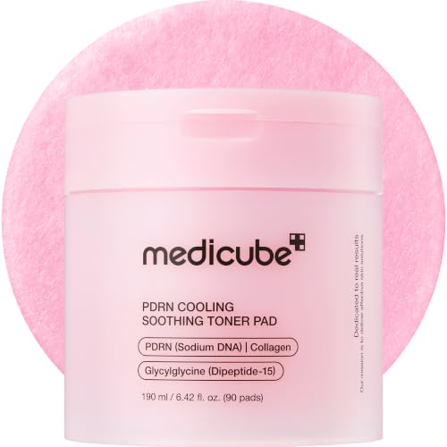 Image of medicube PDRN Cooling Soothing Toner Pads, Hydrating Facial Pads, 90 Pads