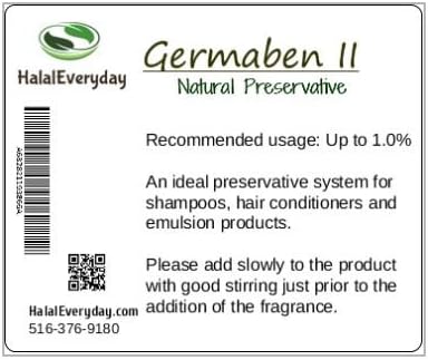 Germaben II - Natural Preservative - Clear Liquid Preservative - Great for making lotion, cream and shampoo- 2oz