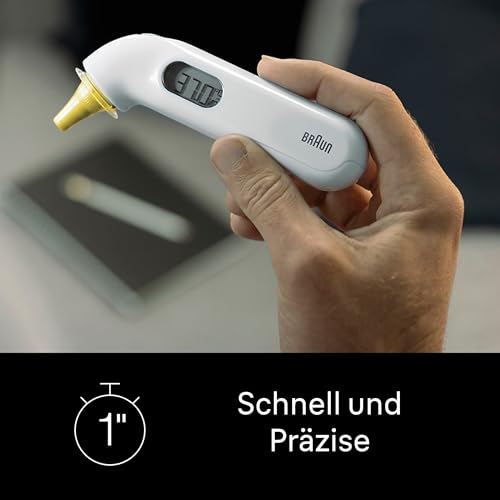 Baby Fieberthermometer Braun ThermoScan 3 Ohrthermometer mit schnellem Messverfahren