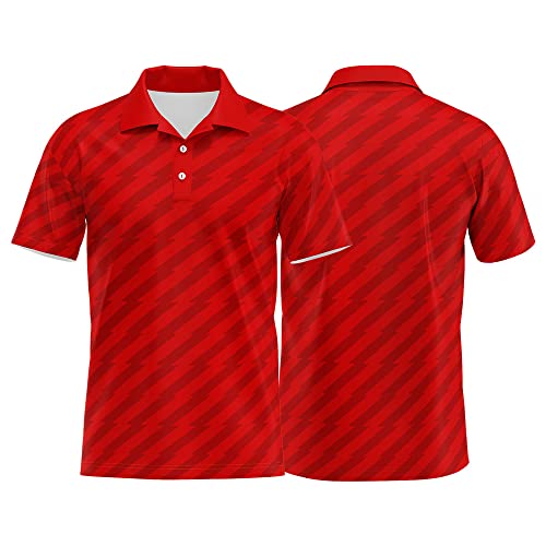 Custom Polo Shirts Print Personalized T-Shirts Uniform for Men Women Boy (Style 21)