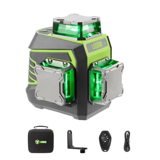 LasGoo Laser Level 3x360° Self-Leveling