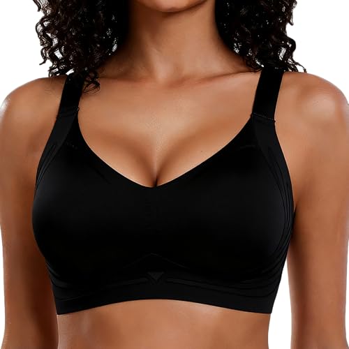 Image of Smoothing Bra Anti Sagging Wireless Push Up Bras for Women No Underwire Full Coverage Bra Comfy Bras for Women