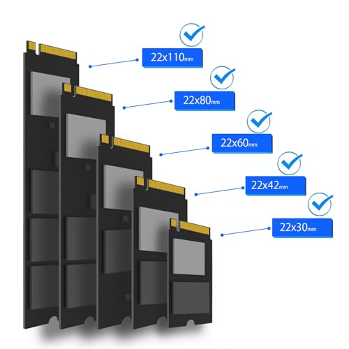 GLOTRENDS PA21 Dual M.2 NVMe to PCIe 4.0 X8 Adapter Without PCIe Bifurcation Function, Support 22110/2280/2260/2242/2230 Size (PCIe Bifurcation Motherboard is Required) - Thumbnail 3