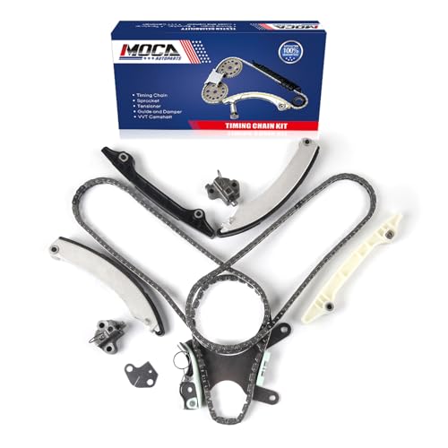 MOCA Timing Chain Kit 9-0393SA Fit 2002-2011 for Dodge Ram 1500 Durango & for Jeep Grand Cherokee Liberty & for Ram Dakota 3.7L 12 SOHC K both JETC and NGC