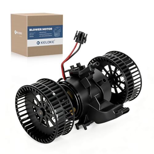 Image of KELOKE Front HVAC Heater Blower Motor Fan Compatible with 2004-2010 BMW 525i, 525xi, 528i, 528i xDrive, 528xi, 530i, 530xi, 535i, 535i xDrive, 535xi, 545i, 550i, 645Ci, 650i, M5, M6, Replace# 700280