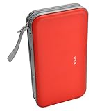 BEYLEG® 80 Capacity Heavy Duty Cd Wallet, Red