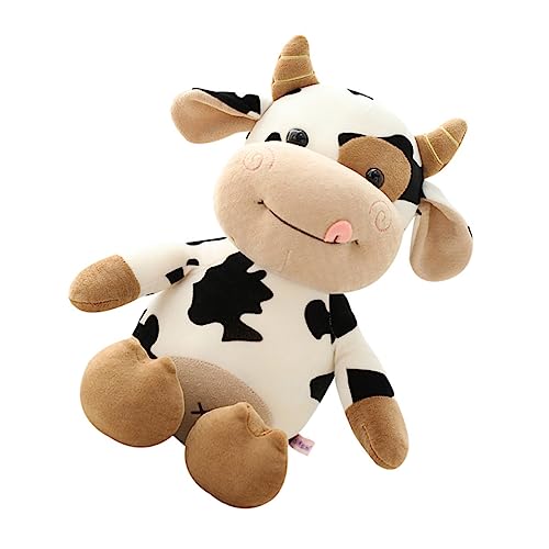 Toddmomy Vaca De Peluche Juguete De Vaca De Dibujos Animados Decorativo y Cómodo