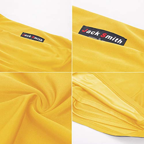 JACK SMITH Women's Active Athletic Skorts Exercise Skirt with Pocket for Tennis Golf Sport Workout(XL,Yellow) - Thumbnail 7