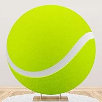Leyiyi Runder Geburtstags-Hintergrund 'Happy Birthday Fußball' – 220 Cm Durchmesser, Aus Polyester