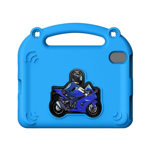 Funda para tableta Mini 6/7 GOWENIC de EVA con asa azul