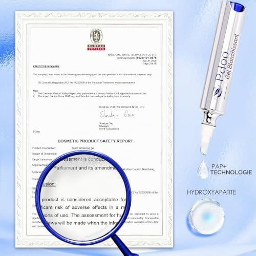 Kit Blanchiment Dentaire PAP+ | Teeth Whitening Gel 10ml & Plateau de Blanchiment des Dents | Sans Sensibilité et Sans Peroxydes et blanchiment dentaire Instantané | élimine Les Taches | Mint Flavor – vue 2
